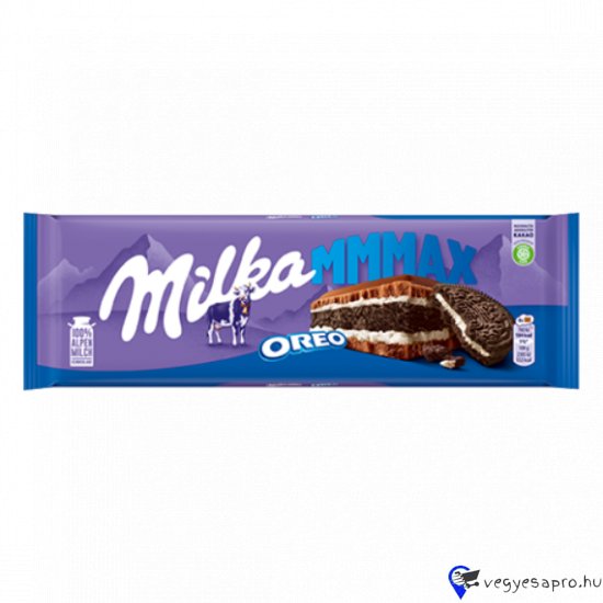 A Milka Oreo csokoládé egyesíti a Milka Alpesi tejcsokoládé, a ropogós Oreo keksz és a finom, vaníliás tejkrém ízeit! Nagytáblás Milka Oreo a még nagyobb gyengédségért. Minden ízében óriási.
Gyártási hely: Németország.
Minőségét megőrzi: 2023. szeptember

Vásárlás előtt kérlek tájékozódj a részletekről webshopunkban!
Weblap: https://csokoladedesszert.hu/

Ízelítő árainkból:
Ritter Sport tejcsokoládé 100 g eper-joghurt 310Ft
Toblerone válogatás - 3xTejcsokoládé Mézzel és Mandulanugátos 3x fehércsokoládés 3x sós mandulás 900g 2.950Ft
Grand Ferrero Rocher Dark üreges csokoládé figura mogyoródarabkákkal 125 g 1.100Ft
Táblás milka - karamell krémes 215Ft
Milka moments - Toffee egész diós 97g 499Ft

Elérhetőségeink:
Tel.: 06202100587
E-mail: info@csokoladedesszert.hu


