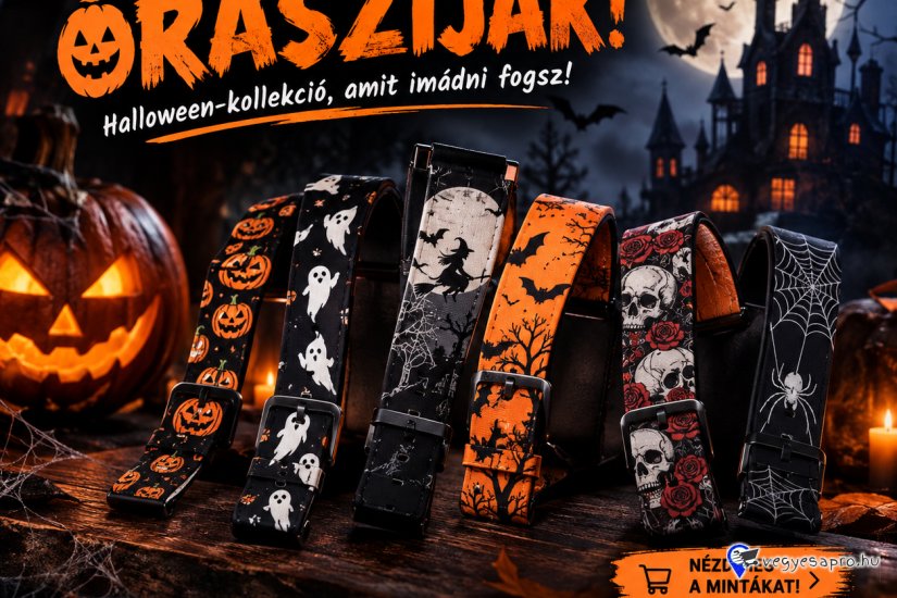 RÉMISZTŐEN JÓ ÓRASZÍJAK! Halloween-kollekció, amit imádni fogsz!