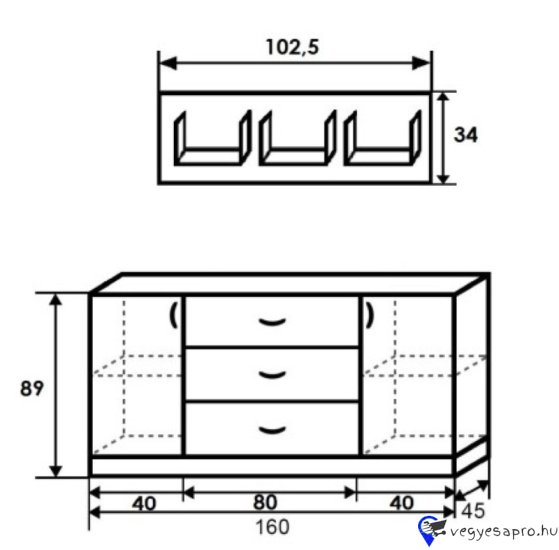 Eladó a képeken látható állapotban RCS-V3 komód + V7 fali polc Sanremo színben.Csak egyben.
A polc méretei:
Kb:103 x 34 x 16 cm
A komód méretei:
159,5 x 86,5 x41 cm
Az ár fix! A szállításban nem tudunk segíteni!