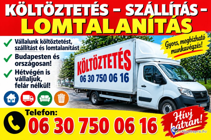 Szállítás,költöztetés